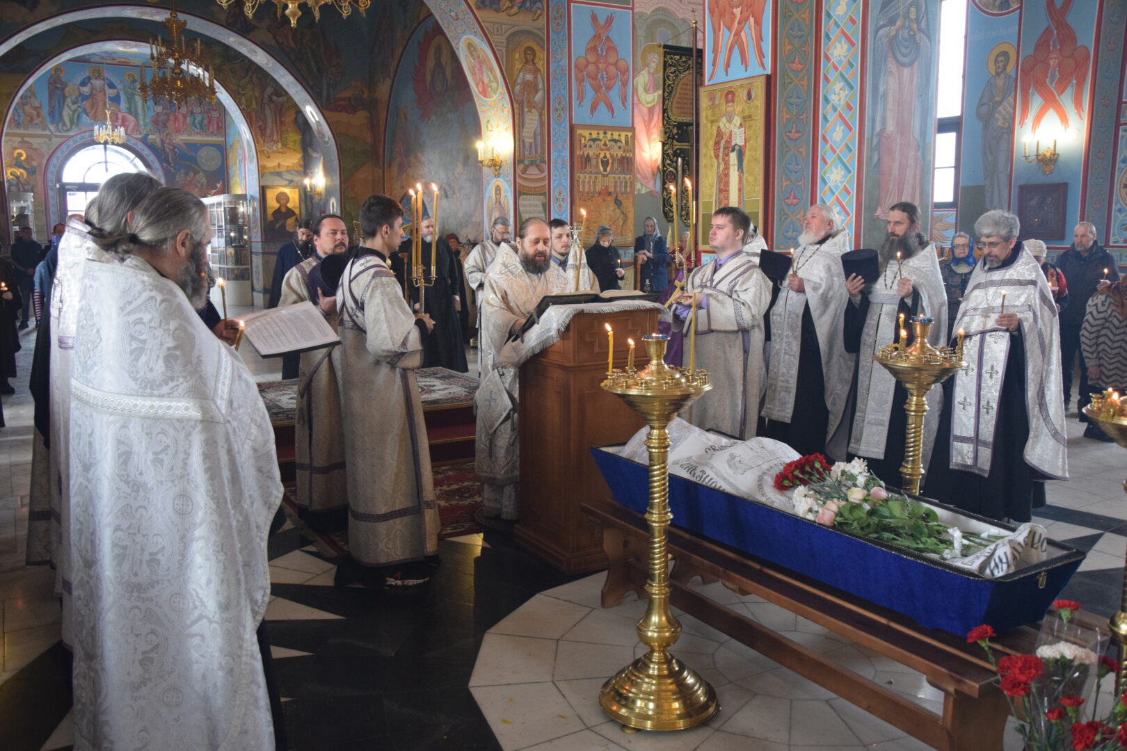 Служба в Абакане Преображенский храм