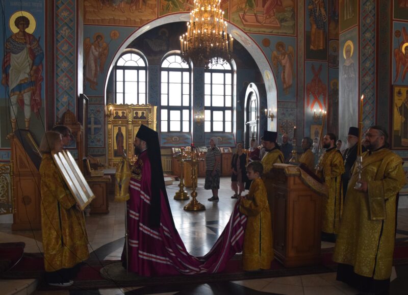 Абакан Пасха в Преображенском соборе